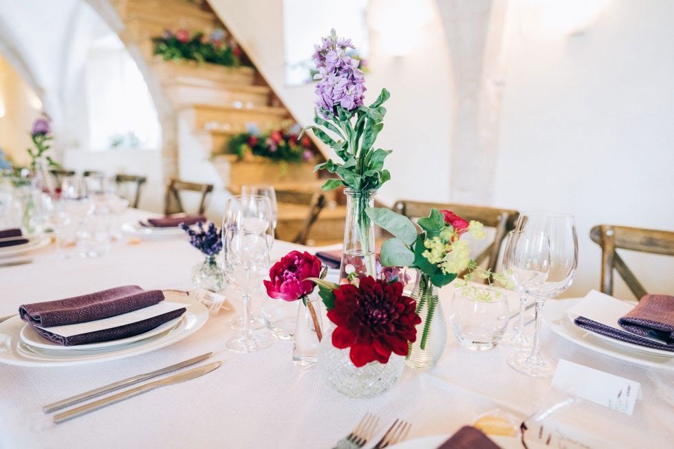 Wedding flowers by Cottage Flowers for Alex & Emma