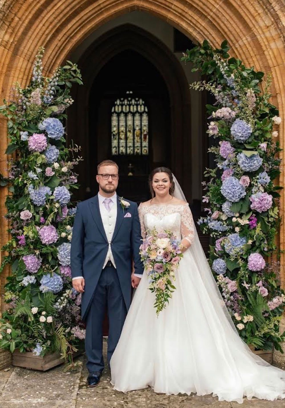 Wedding flowers by Cottage Flowers for Katie & Brad
