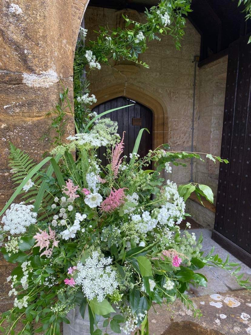 Wedding flowers by Cottage Flowers for Lucy & Chris