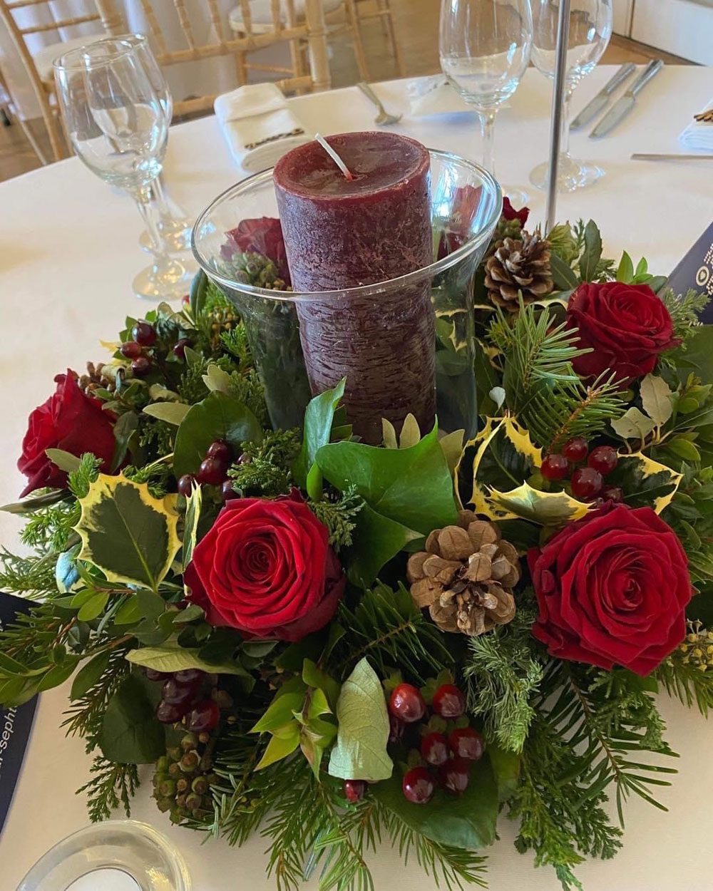 Wedding flowers by Cottage Flowers for Mark & Matt