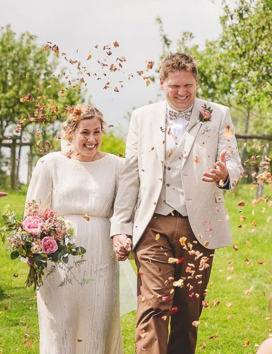 Wedding flowers by Cottage Flowers for Rosie & Harry